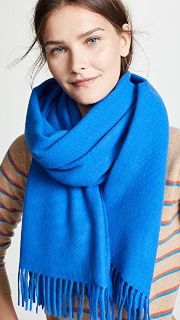 The Best Wool Blanket Scarves You Didn't Know You Needed | Who What Wear