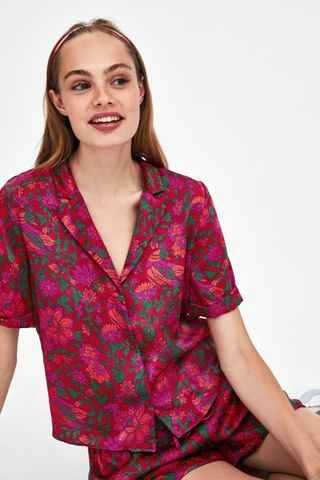 Zara + Printed Shirt