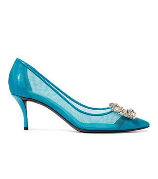 Roger Vivier + Flower Strass Pumps