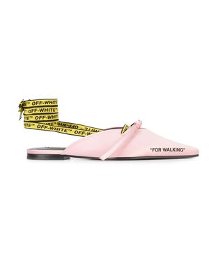 Off-White + For Walking Pointed Flats