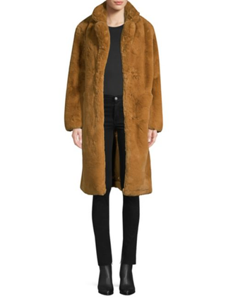 Apparis + Laure Oversized Faux Fur Coat