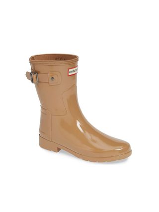 Hunter + Refined Short Gloss Rain Boots