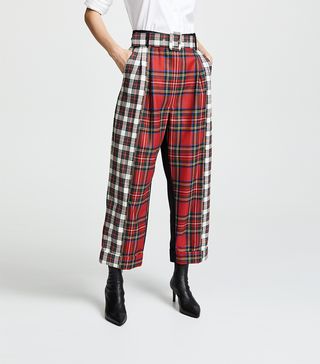 Isa Arfen + Contrast Belted Trousers