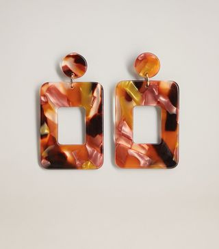Mango + Multicolour Pendant Earrings