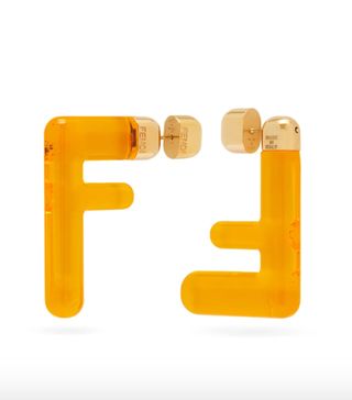 Fendi + FF Acetate Earrings