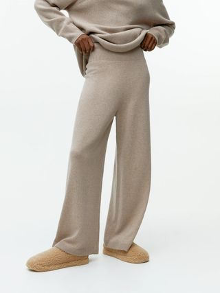 Arket + Wide Cashmere Trousers