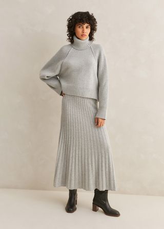 ME + EM + Merino Cashmere Sweater + Skirt Co-Ord