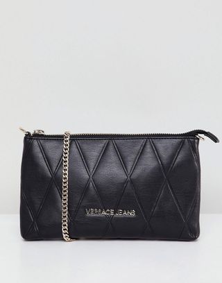 Versace Jeans + Quilted Crossbody Bag