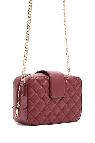 Forever 21 + Quilted Faux Leather Crossbody