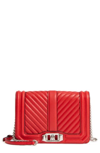 Rebecca Minkoff + Small Love Quilted Leather Crossbody Bag