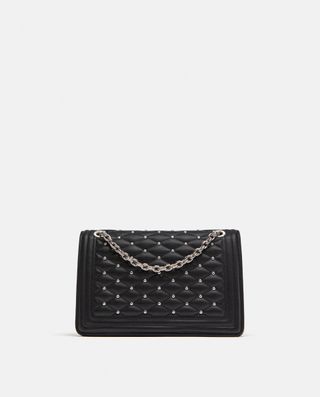 Zara + Quilted Crossbody Bag