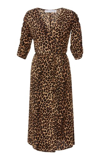 Faithfull + Anne Marie Leopard Midi Dress