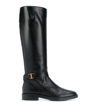 Tod's + Logo Knee-High Boots