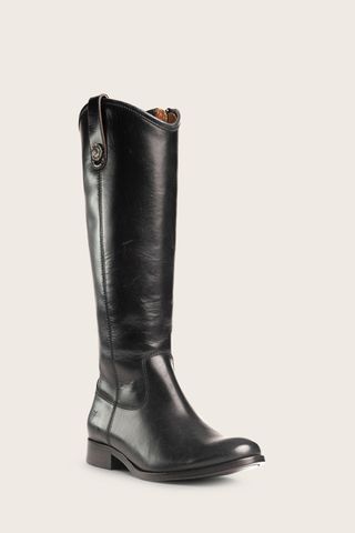 The Frye + Melissa Boot with Button Inside Zip