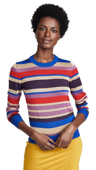 Stella Jean + Striped Sweater