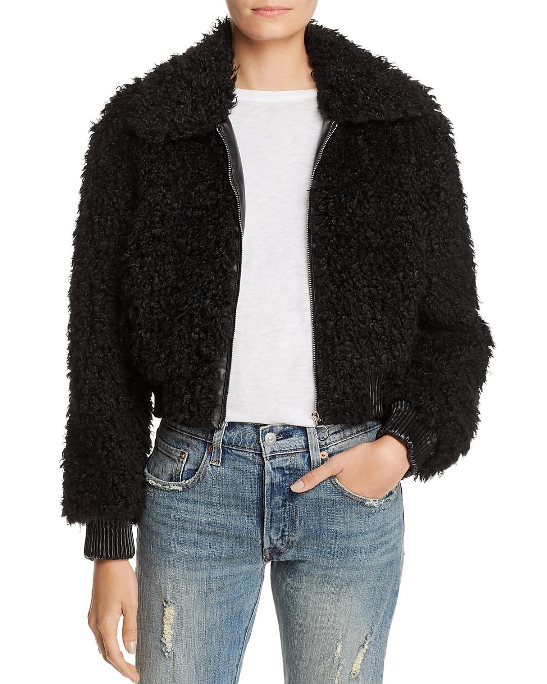Astr the Label + Phoenix Faux-Fur Jacket