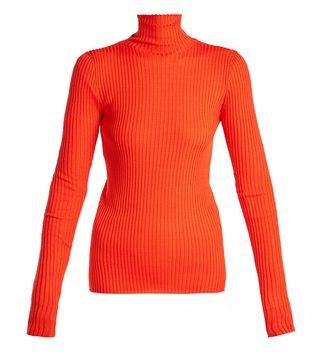 Jil Sander + Ribbed Wool and Silk-Blend Sweater