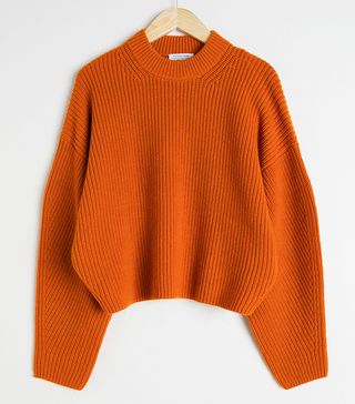 & Other Stories + Wool Blend Rib Knit Sweater