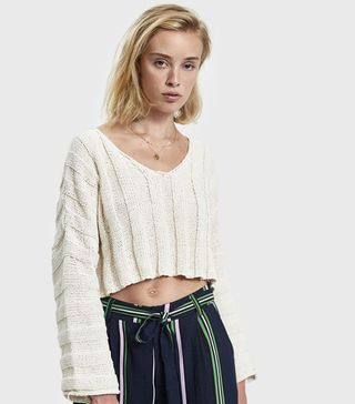 Which We Want + Lisa Oversize Cropped Sweater