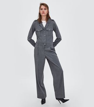Zara + Long Jumpsuit With Pockets