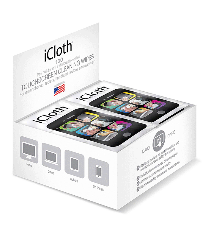 iCloth + Small-Screen and Lens Cleaner