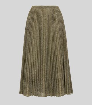 Whistles + Sparkle Pleated Skirt