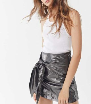 Capulet + Mila Tie-Front Mini Skirt