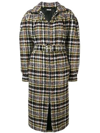 Miu Miu + Oversized Tweed Coat