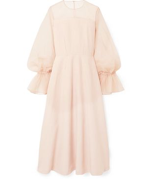 Rejina Pyo + Lois Linen-Blend and Organza Maxi Dress