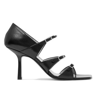 The Row + Three Buckles Leather Sandals