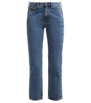 M.i.h Jeans + Daily Crop High-Rise Straight-Leg Jeans