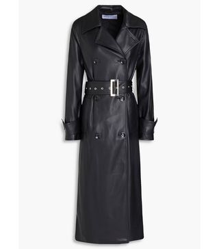Stand + Malou Faux Leather Coat
