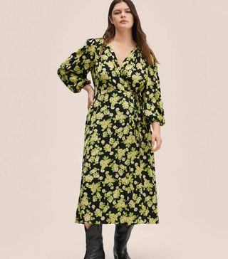 Mango + Flower Print Dress