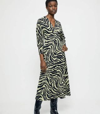 Jigsaw + Zebra Ikat Maxi Dress