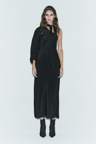 Zara + Long Asymmetric Dress