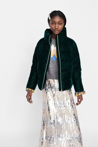 Zara + Velvet Padded Jacket
