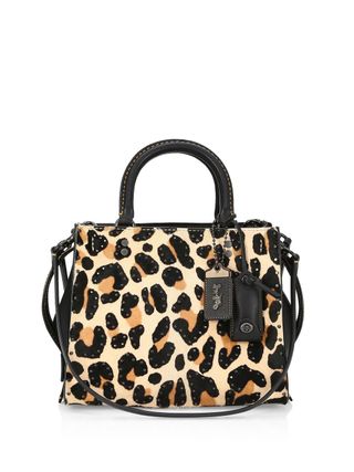 Coach + Leopard-Print Calf Hair Crossbody Bag