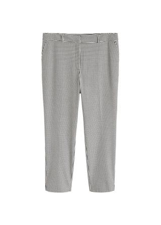 Violeta + Gingham Check Pattern Trousers