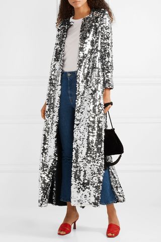 We Are Leone + Morgan Sequined Tulle Coat