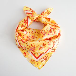 & Other Storie + Printed Silk Blend Scarf