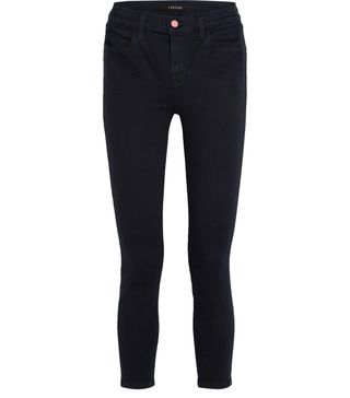 J Brand + Alana Cropped High-Rise Skinny Jeans