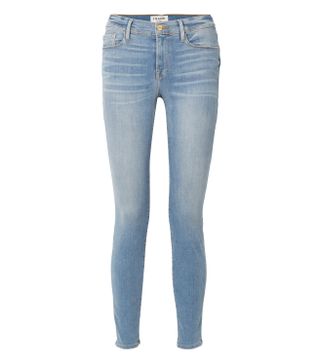 Frame + Le Skinny de Jeanne Mid-Rise Jeans