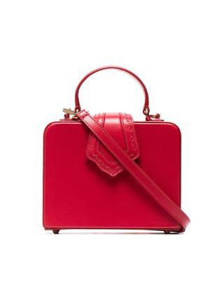 Mehry Mu + Red Fey Mini Leather Box Bag