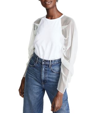 See by Chloé + Sheer Sleeve Top