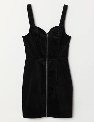 H&M + Velvet Bib Overall Dress