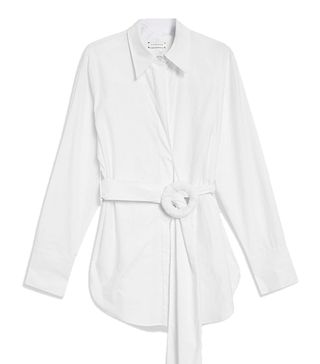 Topshop + Padded O-Ring Shirt By Boutique