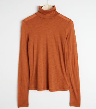 & Other Stories + Thin Wool Knit Turtleneck