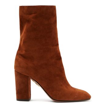 Aquazzura + Boogie Suede Ankle Boots