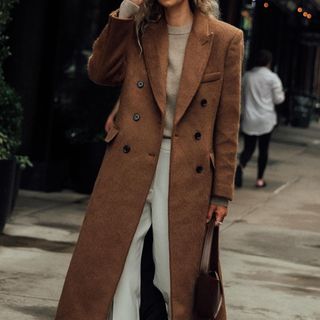 Wool amp; Mohair Net Belted Midi Coat