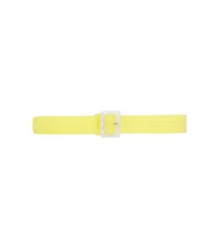 Tibi + PVC Yellow 1.25 Inch Belt